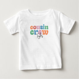Camiseta De Bebé Tripulación de Primos Groovy Personalizada