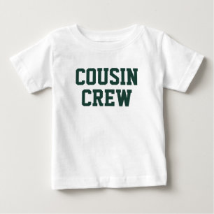 Camiseta De Bebé Tripulación de primos   Niños con emparejamiento v