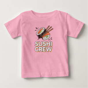Camiseta De Bebé Tripulación de Sushi