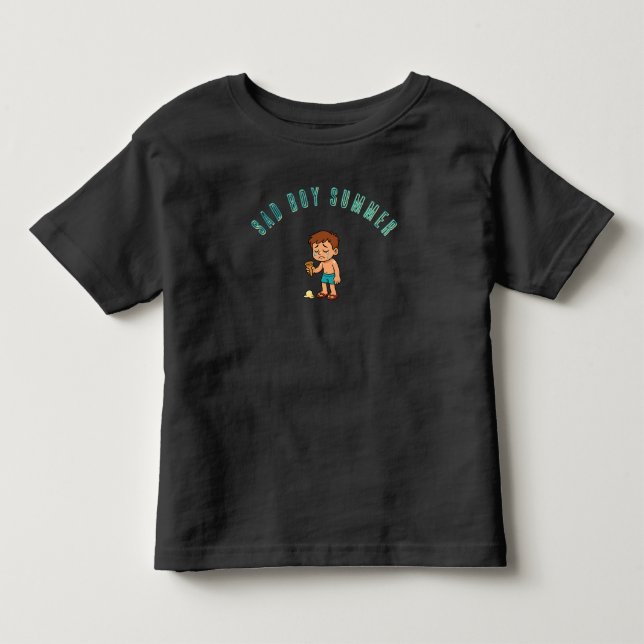 Camiseta De Bebé Triste verano (Anverso)