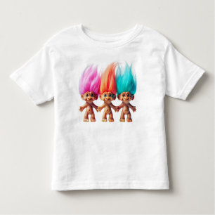 Camiseta De Bebé Trolls retro rascal