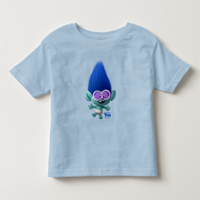 Camiseta De Bebé Trolls unidos | Arte de caracteres de rama joven (Anverso)