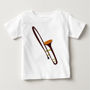 Camiseta De Bebé Trombone retro de los años 50