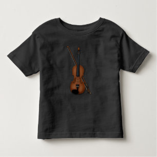 Camiseta De Bebé Trompe L'oeil Violin Viola Música clásica elegante