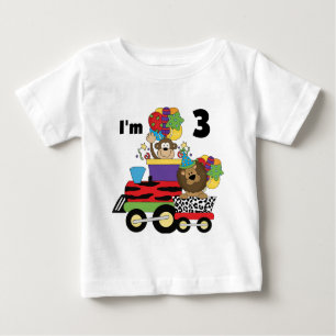 Camiseta De Bebé Trompecabezas y regalos del tercer cumpleaños del