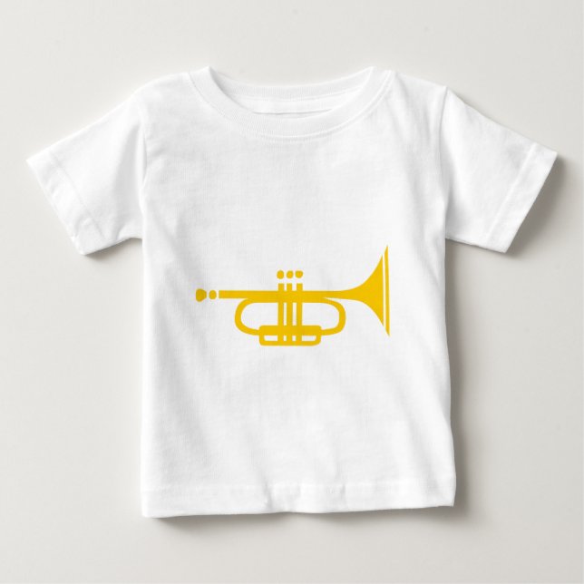 Camiseta De Bebé Trompeta (Anverso)