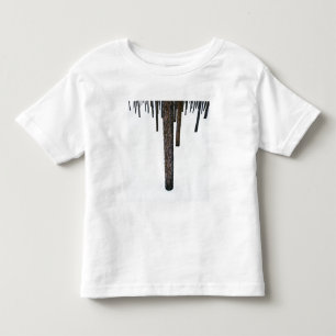 Camiseta De Bebé Troncos de árbol en nieve