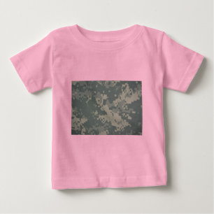 Camiseta De Bebé Tropas de Camuflaje de Patrón Acu Arte Digital Paz