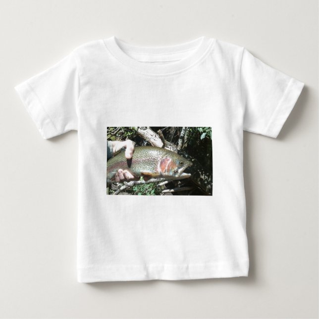 Camiseta De Bebé Trucha arco iris (Anverso)