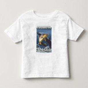 Camiseta De Bebé Trucha que pesca la sección representativa -