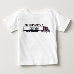 Camiseta De Bebé trucker-1, camionero de mi abuela