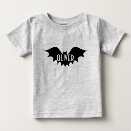 Camiseta De Bebé Truco de Halloween o tratamiento monograma persona