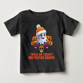Camiseta De Bebé Truco o trato a Boo Cita divertida fiesta de Hallo