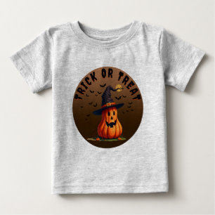 Camiseta De Bebé truco o trato calabaza otoño temporada de otoño