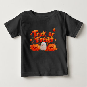 Camiseta De Bebé Truco o trato, Halloween lindo