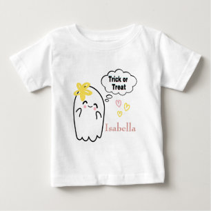 Camiseta De Bebé Truco o truco de Halloween para tratar a un fantas