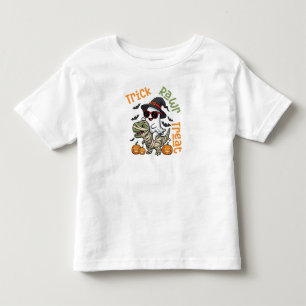 Camiseta De Bebé Truco Rawr Trata Dinosaurio Niños