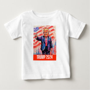 CAMISETA DE BEBÉ TRUMP 2024