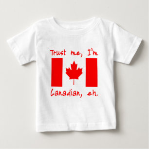 Camiseta De Bebé Trust Me I m Canadian Products
