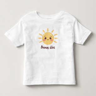 Camiseta De Bebé Tshirt niños con sol sonriente 