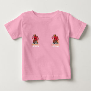 Camiseta De Bebé Tú deberás col rizada vegana cristiana