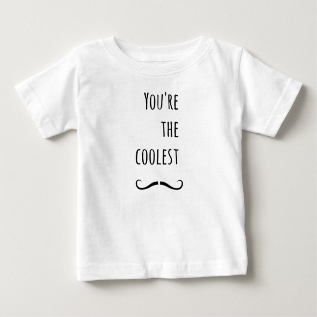 Camiseta De Bebé Tu Mustache Más Cómodo (Anverso)
