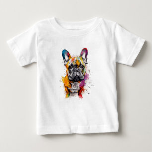 Camiseta De Bebé Tu peque・, con mucho estilo Bulldog
