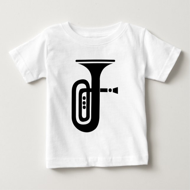 Camiseta De Bebé Tuba (Anverso)