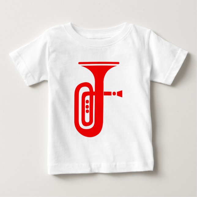 Camiseta De Bebé Tuba (Anverso)