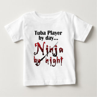 Camiseta De Bebé Tuba Player by Day...