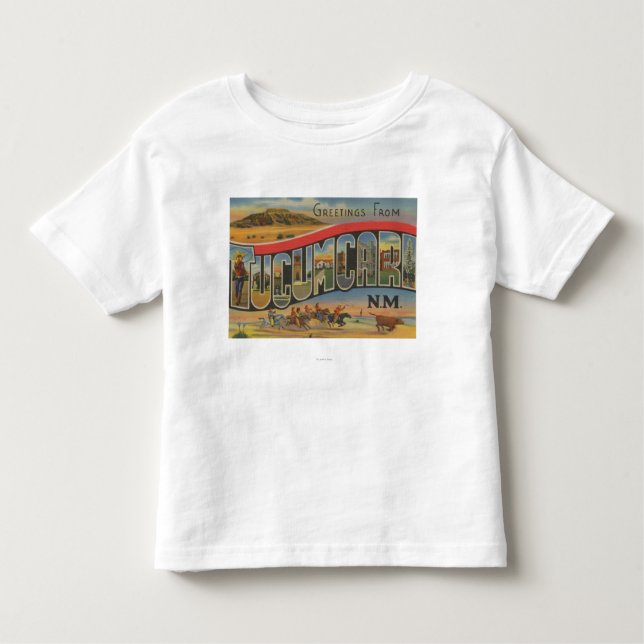 Camiseta De Bebé Tucumcari, New México - escenas grandes de la (Anverso)