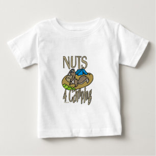 Camiseta De Bebé Tuercas 4 camping