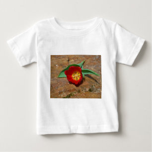 Camiseta De Bebé Tulip rojo primavera