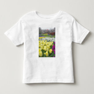 Camiseta De Bebé Tulipanes, narcisos y flores de jacinto de uva,