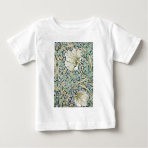 Camiseta De Bebé Tulipanes Pimpernel Arte Botánico de William Morri