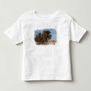 Camiseta De Bebé Túnez, desierto del Sahara, Douz, Gran Duna, palma