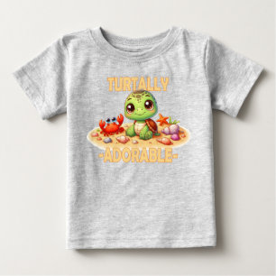 Camiseta De Bebé Turable Adorable divertido juego de palabras perso