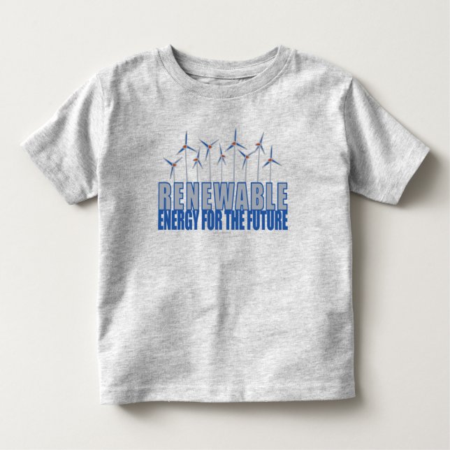 Camiseta De Bebé Turbinas de energía eólica (Anverso)