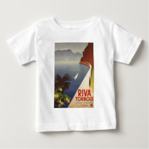 Camiseta De Bebé Turismo vintage del lago de Garda Riva Torbole Ita
