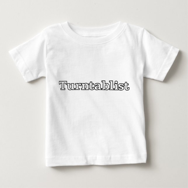 Camiseta De Bebé Turntablista (Anverso)