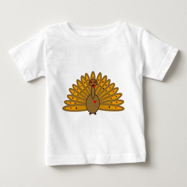 Camiseta De Bebé Turquía (Anverso)