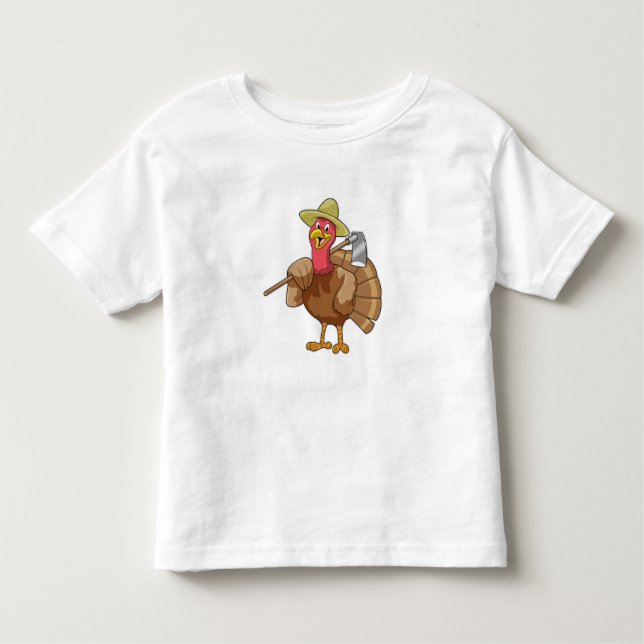Camiseta De Bebé Turquía como agricultor (Anverso)