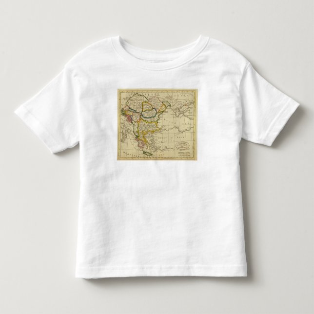 Camiseta De Bebé Turquía, Hungría (Anverso)