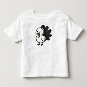 Camiseta De Bebé Turquía minimalista - Jugador diseño de pájaro de 