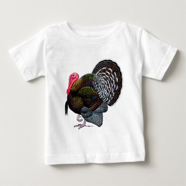 Camiseta De Bebé Turquía: Tom del bronce (Anverso)