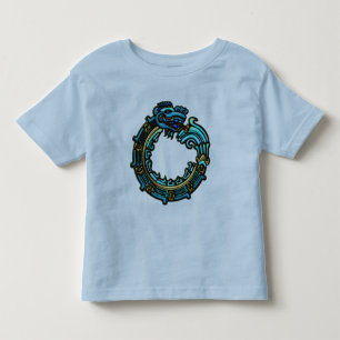Camiseta De Bebé Turquoise Quetzalcoatl