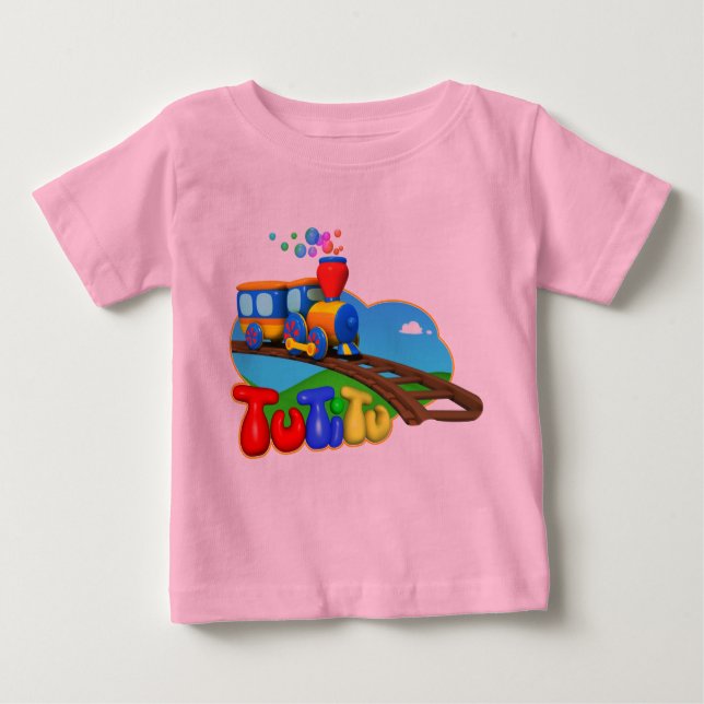 Camiseta De Bebé TuTiTu Train Toddler T-Shirt (Anverso)