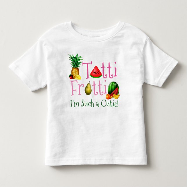 Camiseta De Bebé Tutti Frutti (Anverso)
