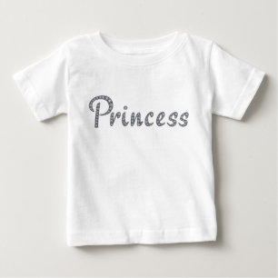 Camiseta De Bebé Tutú bling del mono de la princesa