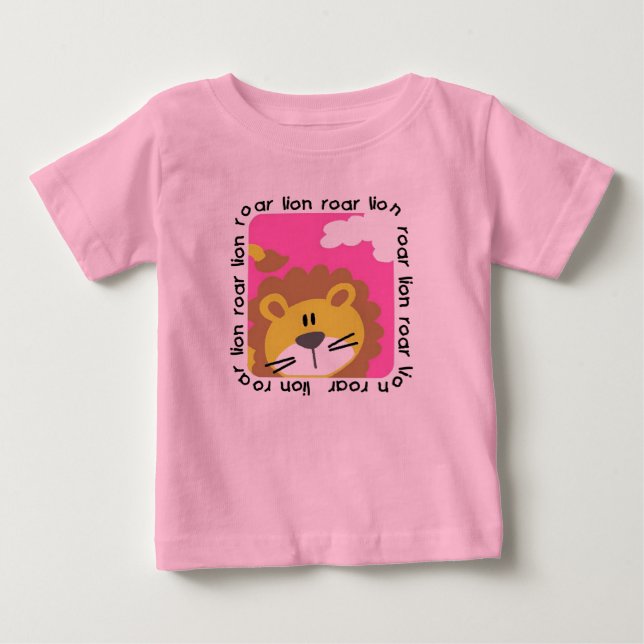 Camiseta De Bebé Tutu de Bodysuit para Bebé Rugido de León (Anverso)